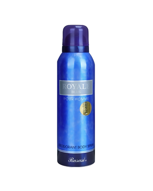 Rasasi Royale Blue Pour Homme Deodorant Body Spray For Men, 200 ml