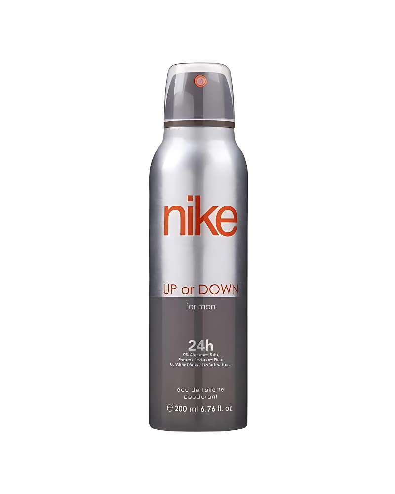 Nike Up or Down For Man Eau De Toilette Deodorant Body Spray, 200 ml