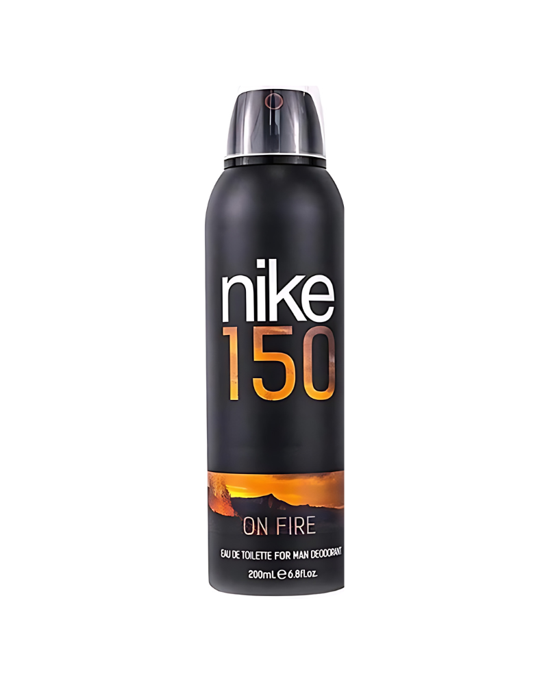 Nike 150 On Fire Eau De Toilette Deodorant Body Spray For Men, 200 ml