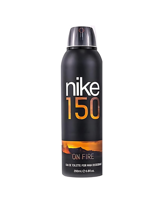 Nike 150 On Fire Eau De Toilette Deodorant Body Spray For Men, 200 ml