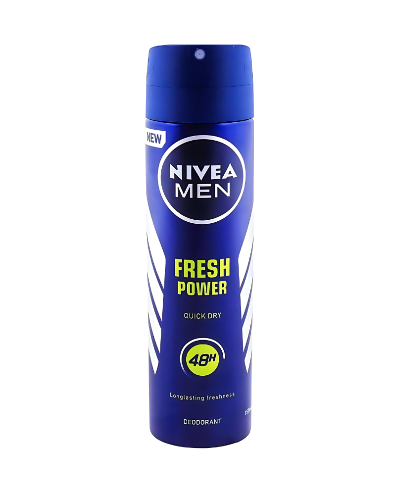 Nivea Men 48H Fresh Power Quick Dry Deodorant Spray, 150 ml