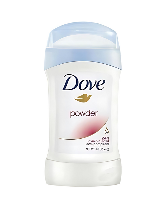 Dove Beauty Powder 24-Hour Invisible Solid Antiperspirant & Deodorant Stick, 45 g