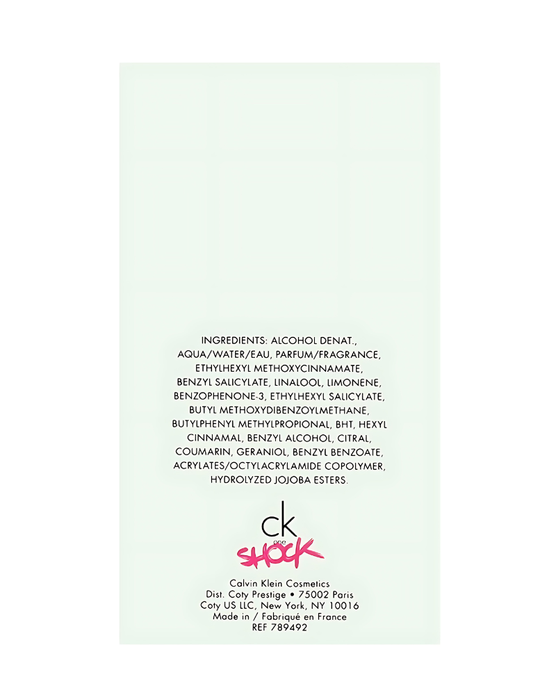 Calvin Klein One Shock for her Eau De Toilette, 100 ml
