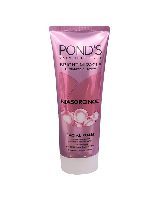 Pond's Skin Institute Bright Miracle Ultimate Clarity Niasorcinol Facial Foam, 100 g