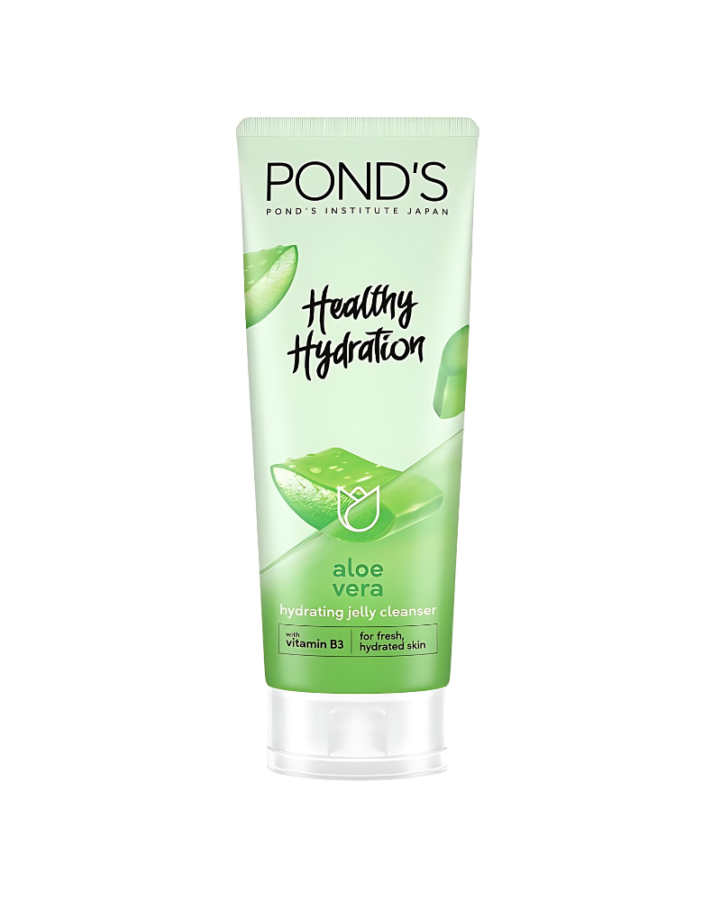 Pond's Institute Japan Healthy Hydration Aloe Vera Hydrating Jelly Cleanser, 100g