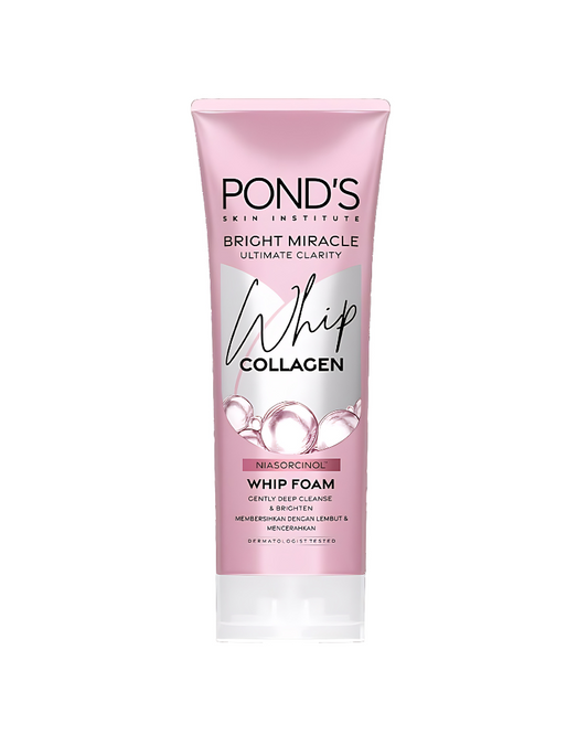 Pond’s Skin Institute Bright Miracle Ultimate Clarity Whip Collagen Niasorcinol Whip Foam, 100 g