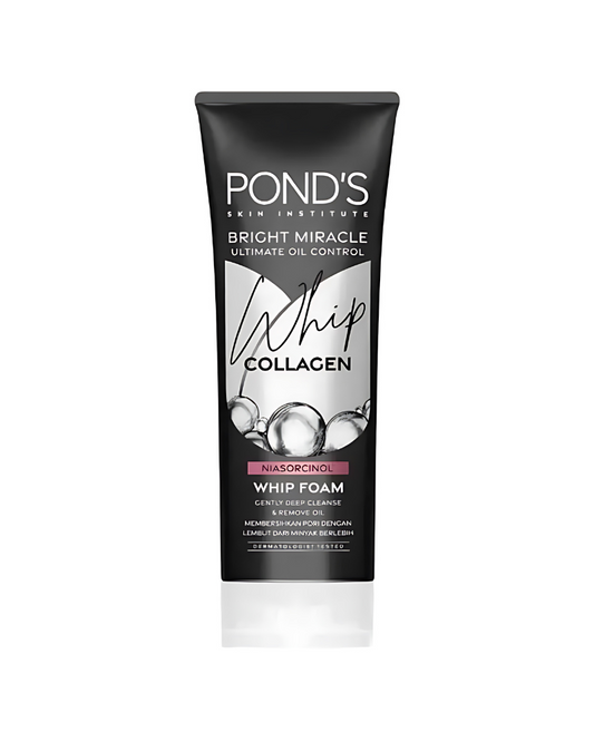 Pond’s Skin Institute Bright Miracle Ultimate Oil Control Whip Collagen Niasorcinol Whip Foam, 100 g