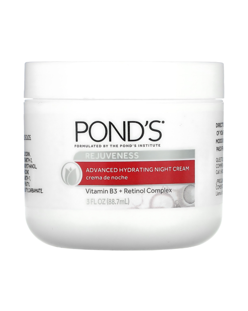 Pond's Rejuveness Advanced Hydrating Night Cream Vitamin-B3 Retinol Complex, 88.7 ml