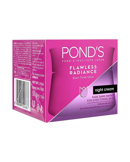 Pond's Flawless Radiance Even Tone Glow Night Cream, 50 g