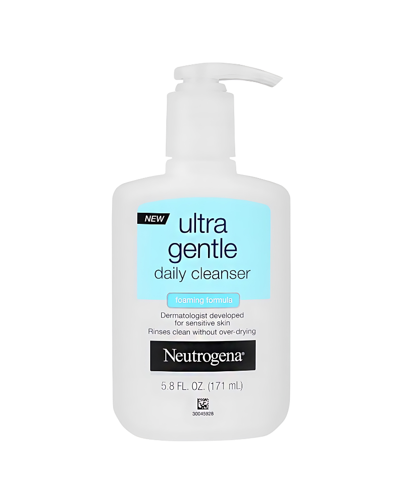 Neutrogena Ultra Gentle Daily Cleanser Foaming Formula for Sensitive Skin, 171 ml