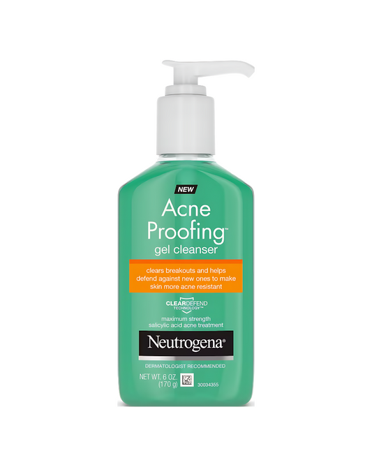 Neutrogena Acne Proofing Gel Facial Cleanser with Salicylic Acid, 170 ml