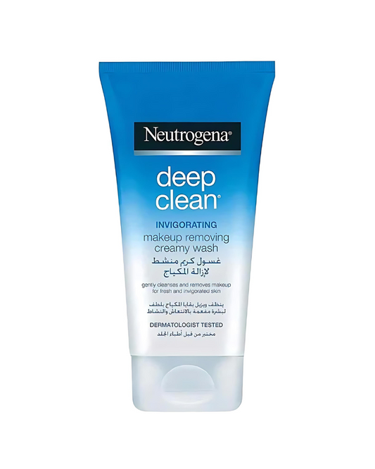 Neutrogena Deep Clean Invigorating Makeup Removing Creamy Wash, 150 ml