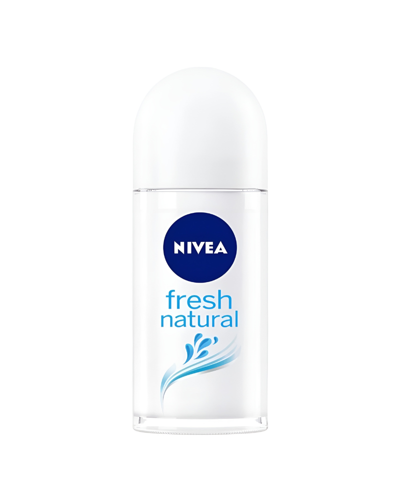 Nivea Fresh Natural 48H Anti-Perspirant Deodorant Roll-On, 50 ml