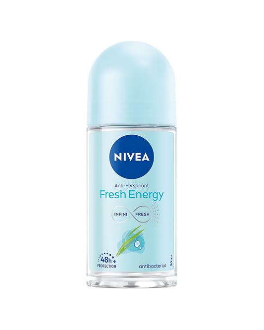 Nivea Fresh Energy Anti-Perspirant 48H Protection Deodorant Roll-On, 50 ml