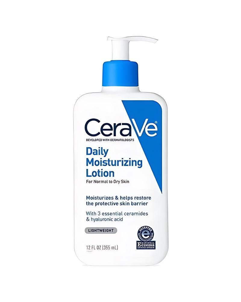 Cerave Daily Moisturizing Lotion Normal To Dry Skin Oil-Free Moisturizer With Hyaluronic Acid, 355 ml