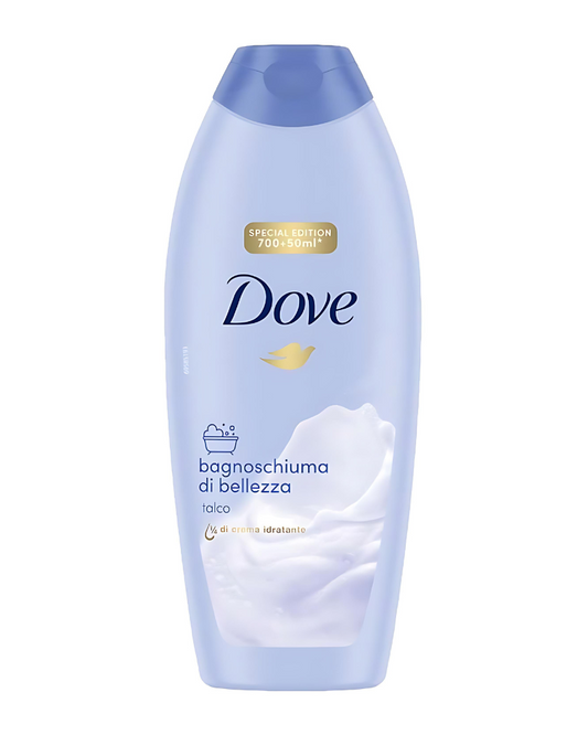 Dove Bagnoschiuma Di Bellezza Corpo Al Talco (Dove Beauty Body Wash with Talcum Powder), 750 ml