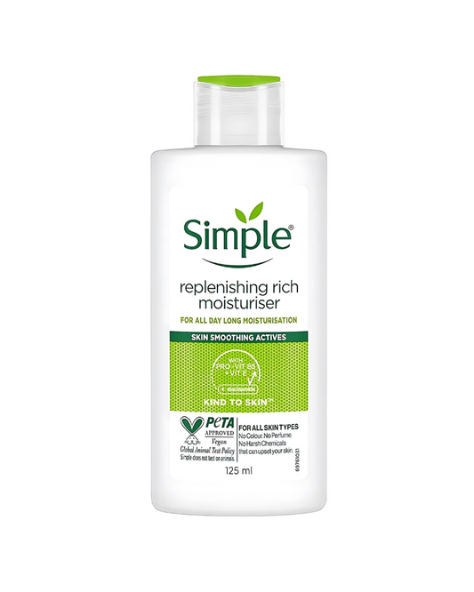 Simple Kind to Skin Replenishing Rich Moisturizer With Vitamin B5 + E, 125 ml