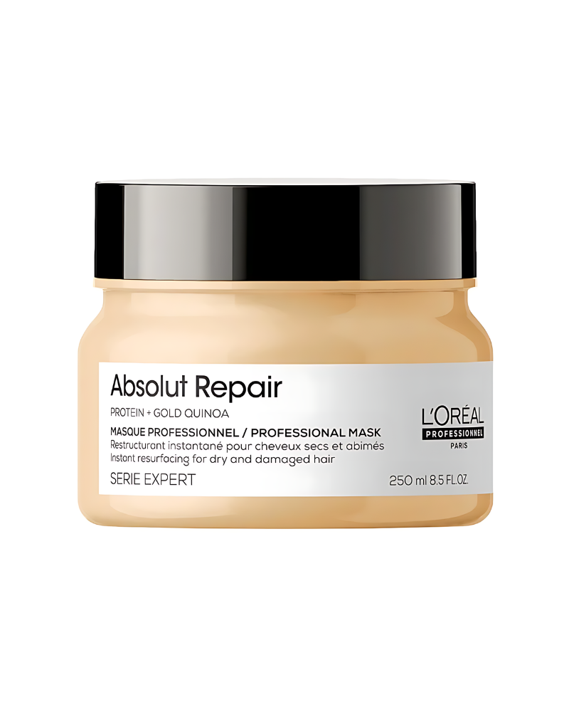 L'Oreal Professionnel Paris Serie Expert Protein Gold Quinoa Absolut Repair Professional Mask, 250 ml