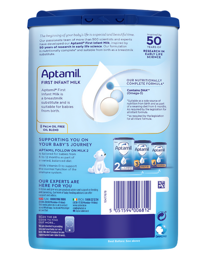 Aptamil® First Infant Milk Stage 1, 800 g