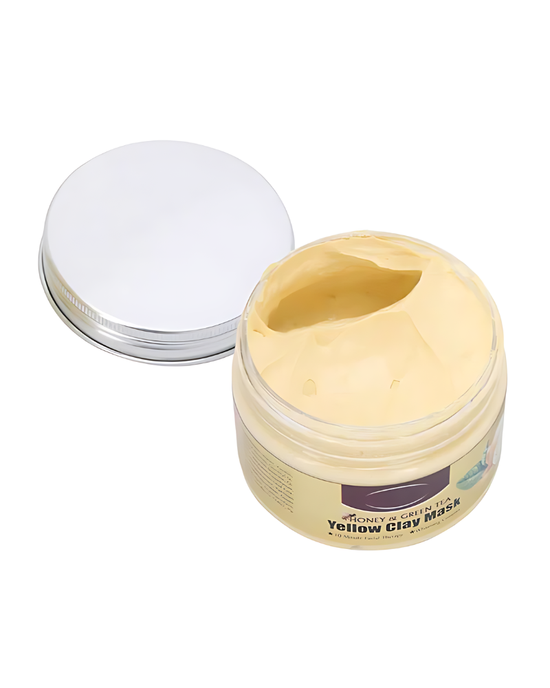 Aichun Beauty Honey & Green Tea Yellow Clay Mask, 150 ml