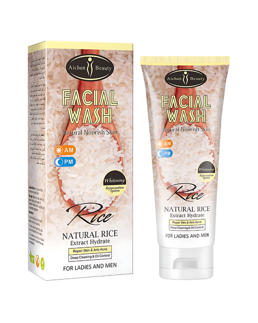 Aichun Beauty Natural Rice Facial Wash, 100 ml