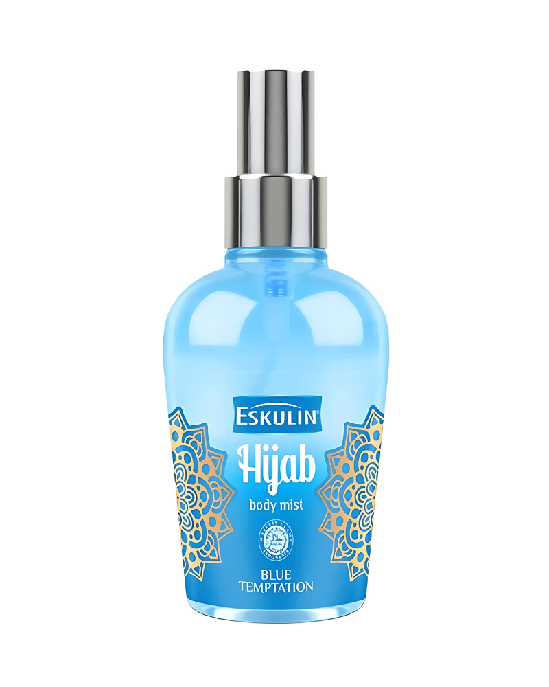 Eskulin Hijab Body Mist Blue Temptation, 125 ml