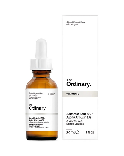 The Ordinary Ascorbic Acid 8% + Alpha Arbutin 2% Water-Free Sable Solution, 30 ml