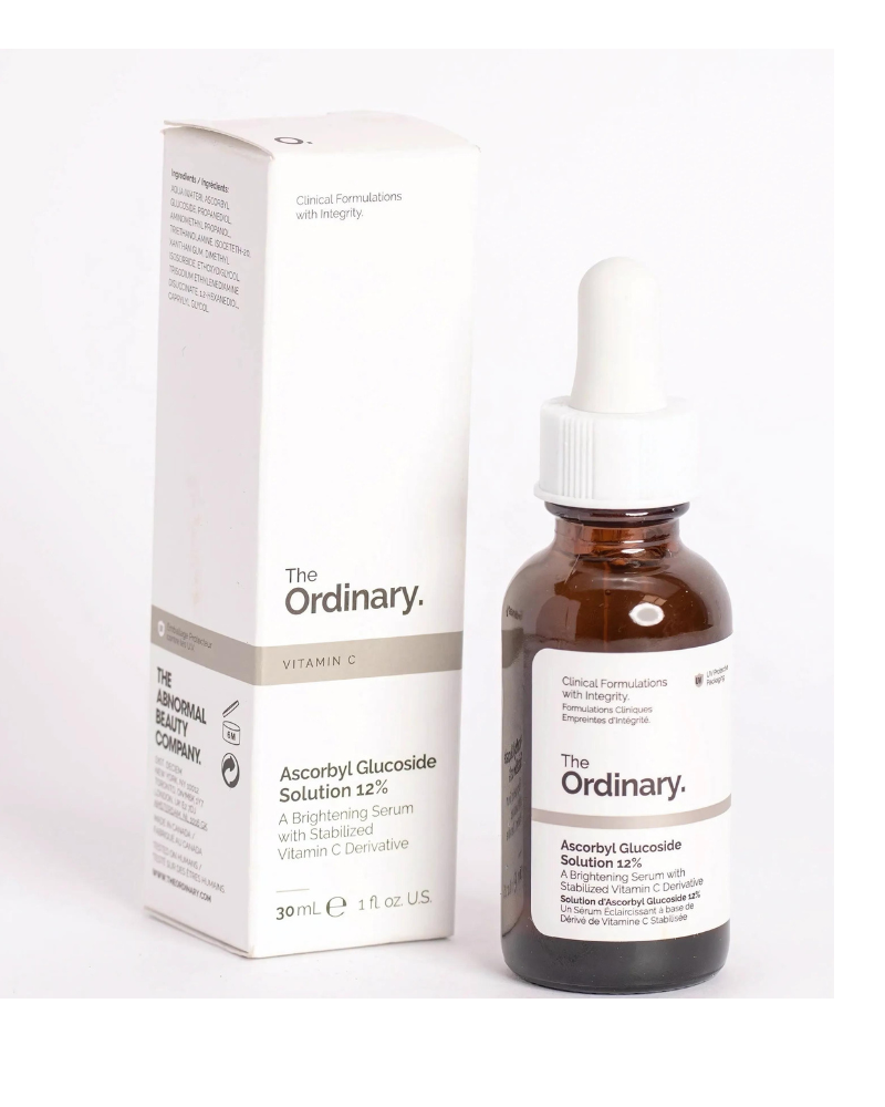 The Ordinary Ascorbyl Glucoside Solution 12% Brightening Serum With Stabilized Vitamin C Derivative, 30 ml