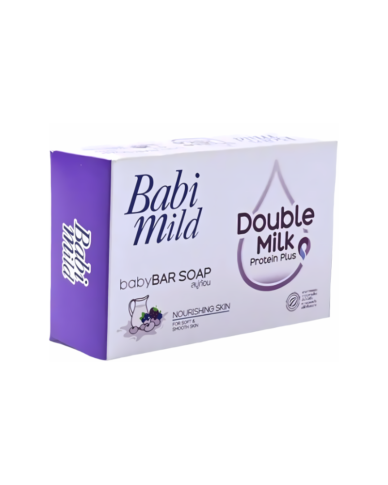 Babi Mild Double Milk Baby Bar Soap, 75 g