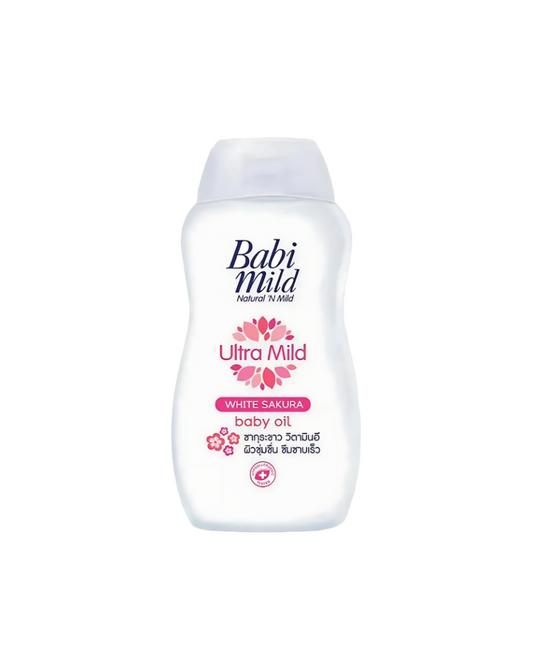 Babi Mild Ultra Mild White Sakura Baby Oil, 100 ml