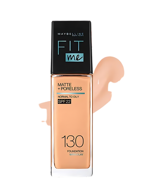 Maybelline Fit Me Matte + Poreless Liquid Foundation, SPF 22 - 130 Buff Beige 30ml