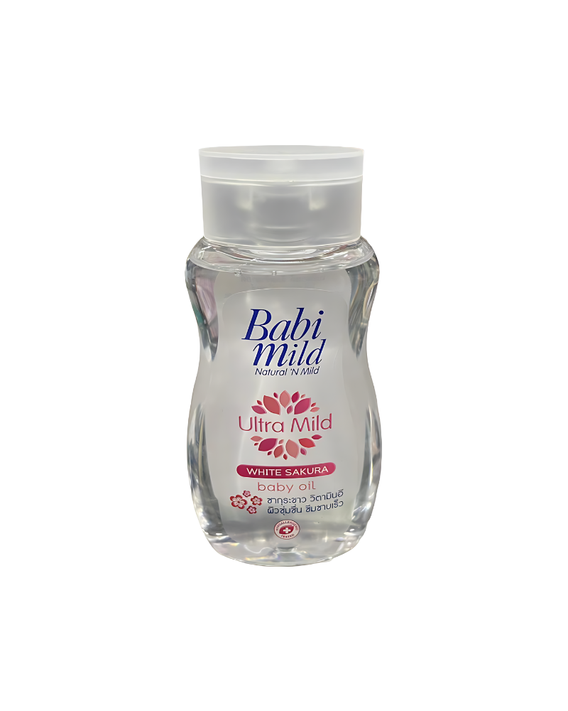 Babi Mild Ultra Mild White Sakura Baby Oil, 100 ml