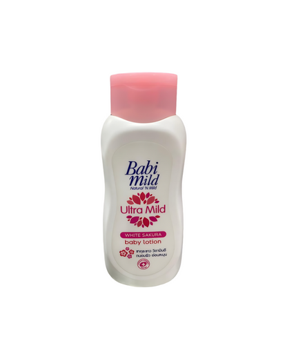 Babi Mild White Sakura Baby Lotion, 180 ml