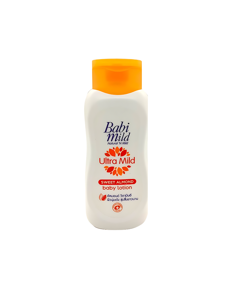 Babi Mild Ultra Mild Sweet Almond Baby Lotion, 180 ml