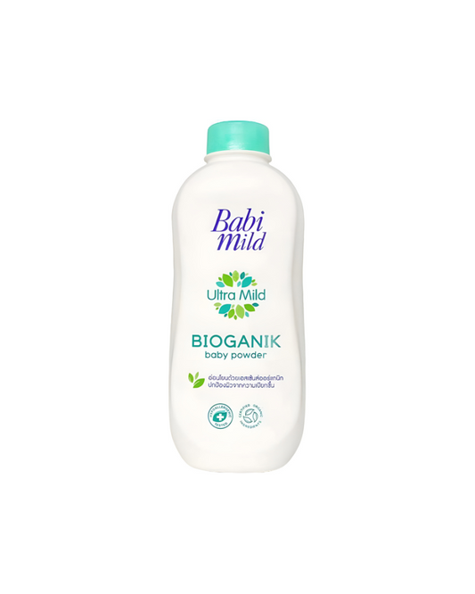 Babi Mild Ultra Mild Bioganik Baby Powder, 350 g