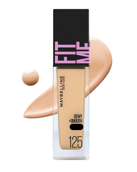 Maybelline Fit Me Dewy + Smooth Liquid Foundation SPF 23 - 125 Shade