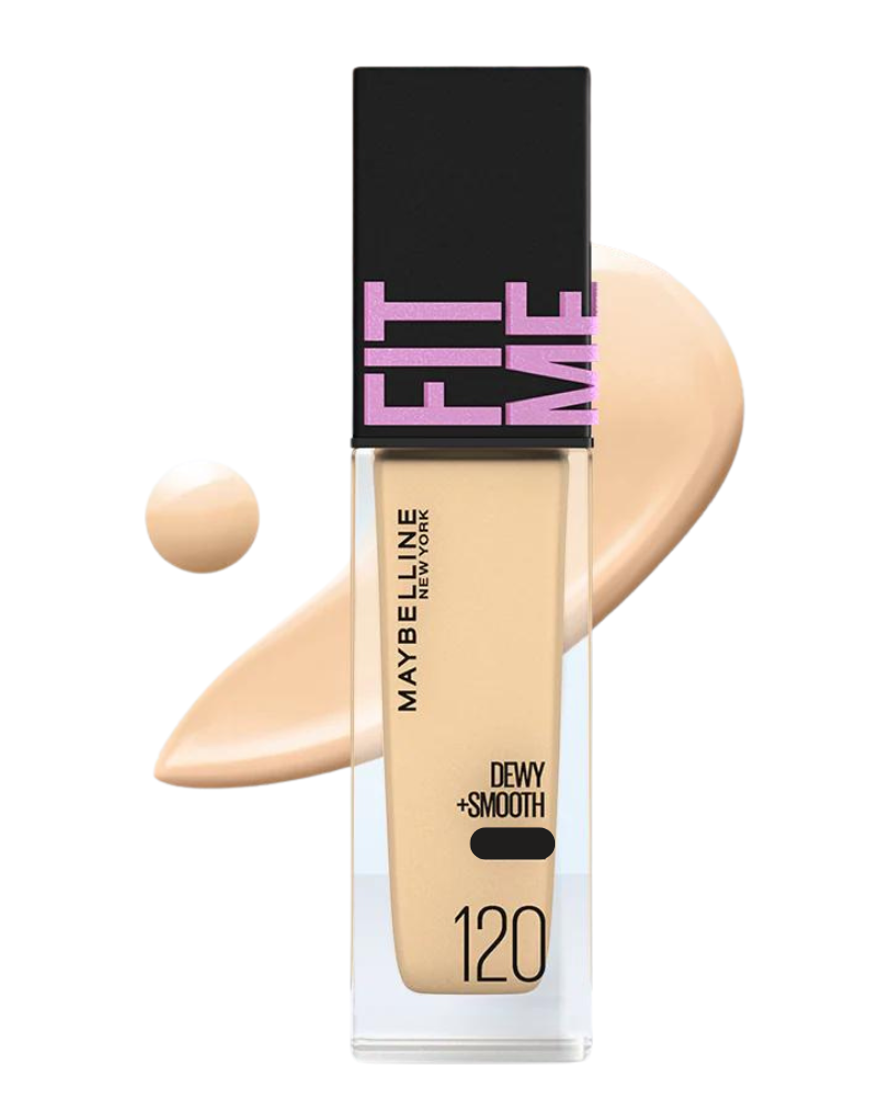 Maybelline Fit Me Dewy + Smooth Liquid Foundation SPF 23 - 120 Classic Ivory