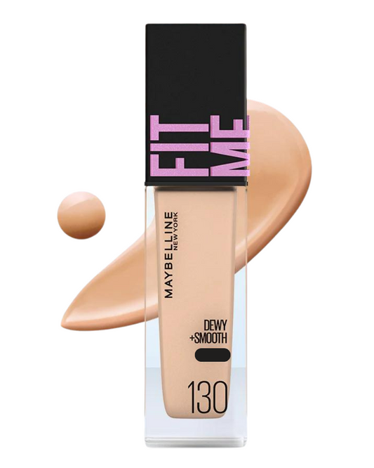 Maybelline Fit Me Dewy + Smooth Liquid Foundation SPF 18 - 130 Buff Beige