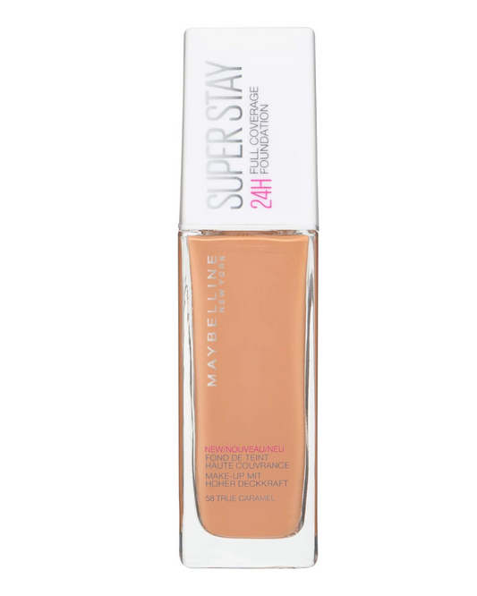 Maybelline Superstay 24 Hour Full Coverage Foundation - 58 True Caramel