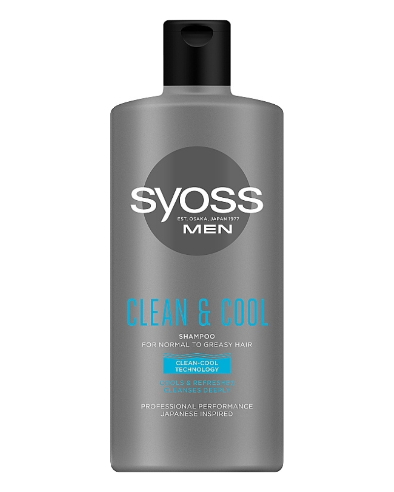 Syoss Men Clean & Cool Shampoo, 440ml