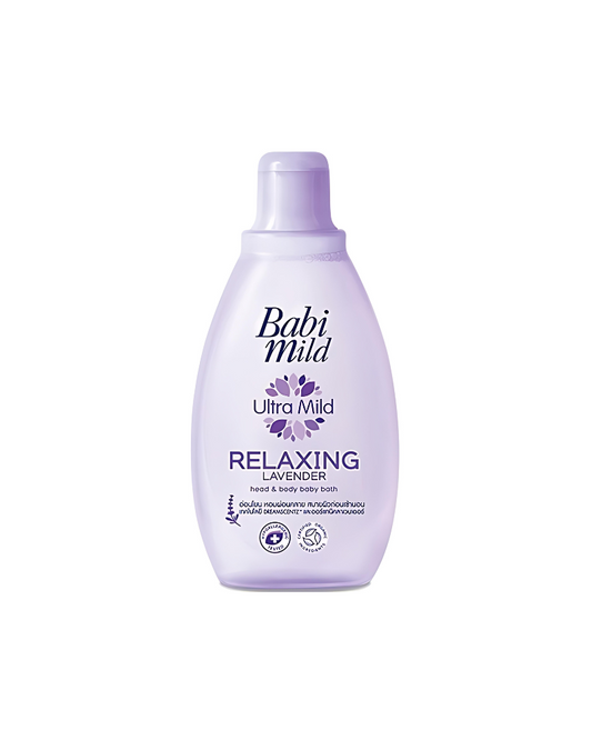 Babi Mild Relaxing Lavender Head & Body Baby Bath, 180 ml