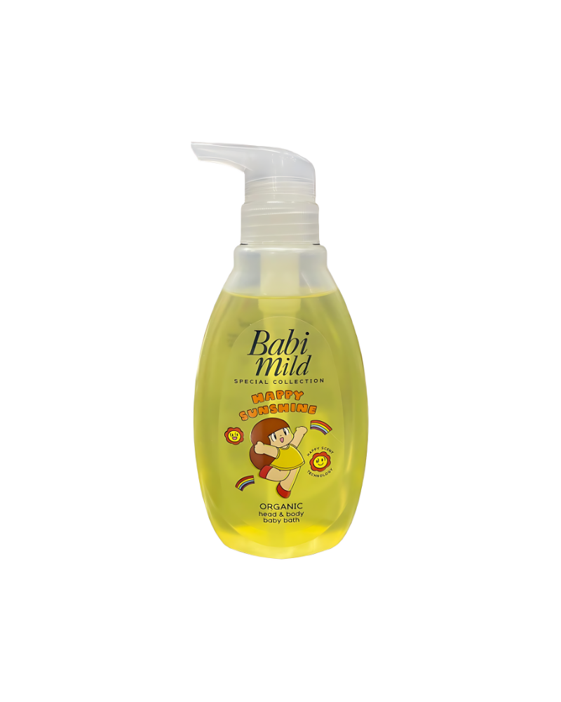 Babi Mild Organic Head & Body Baby Bath, 400 ml