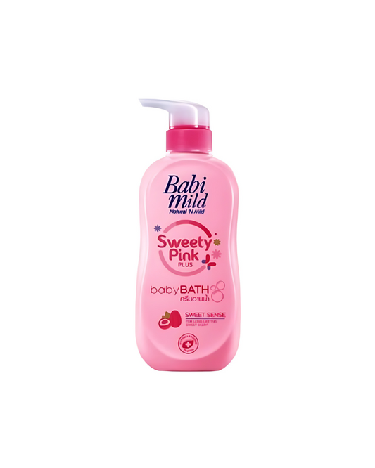 Babi Mild Sweety Pink Plus Baby Bath, 500 ml