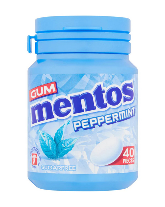 Mentos Sugarfree Peppermint Gum, 56g