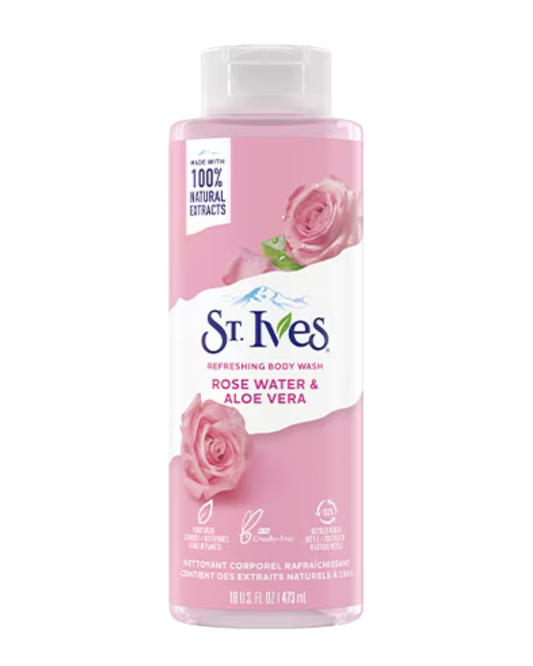 ST. Ives Rose Water and Aloe Vera Body Wash