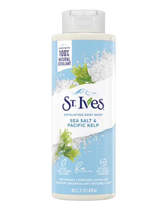 ST. Ives Sea Salt and Pacific Kelp Exfoliating Body Wash