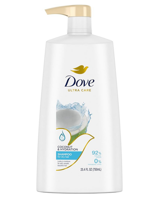 Dove Ultra Care Daily Moisture Shampoo, 750 ml