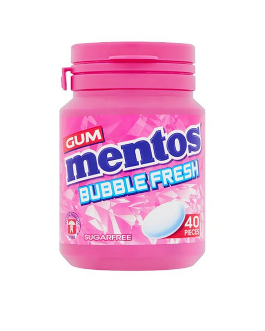 Mentos Sugarfree Bubble Fresh Gum, 56g