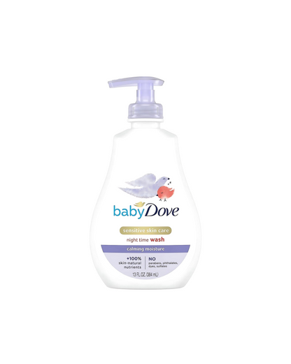 Baby Dove Sensitive Skin Care Night Time Baby Wash, 400 ml