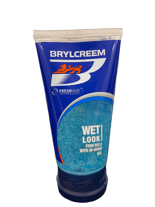 Brylcreem Wet Look Firm Hold Hi-Shine Gel, 150 ml